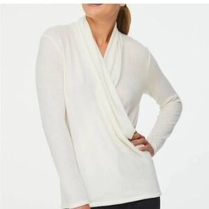 LOFT Cream Cowl Neck Sweater